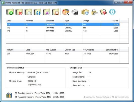 Ramdisk,Primo Ramdisk,内存虚拟硬盘