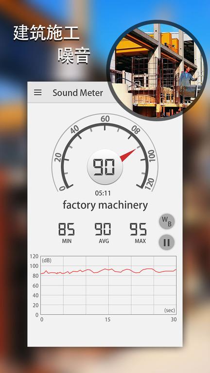 声级计app(Sound Meter)下载,声级计,分呗app,测试app